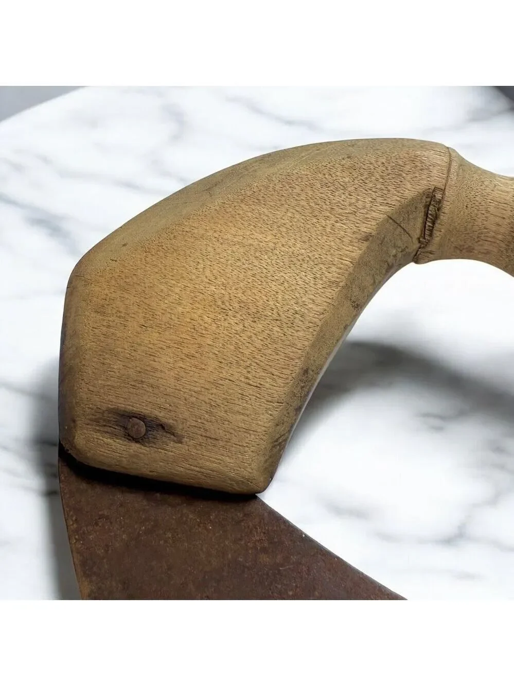 Antique Ulu Kitchen Chopping Knife Hand Forged